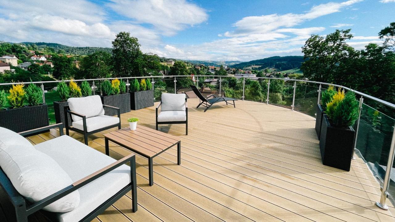 Apartmán Penthouse Sloneczna Rapsodia - Blisko Parku Zdrojowego - Duzy Taras Na Dachu - Piekny Widok - Winda - Garaz Rabka Exteriér fotografie